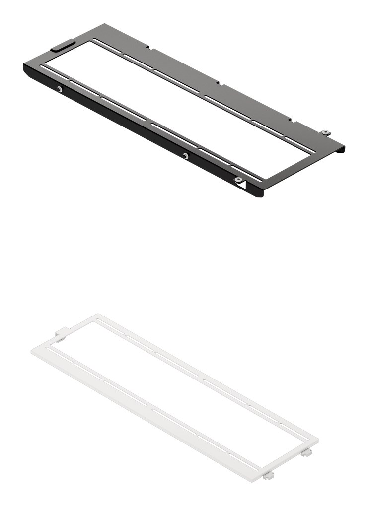 HAVN HS 420 Fan Brackets for 360 mm Radiators - black