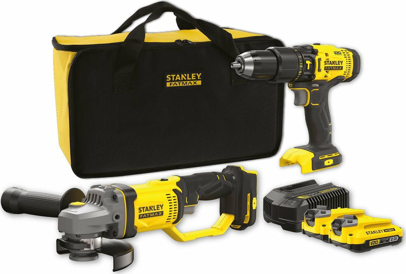 Aku kutna brusilica STANLEY FatMax SFMCG400D2K (18V, 125mm, 2x 2.0Ah baterije, motor bez četkica)-0