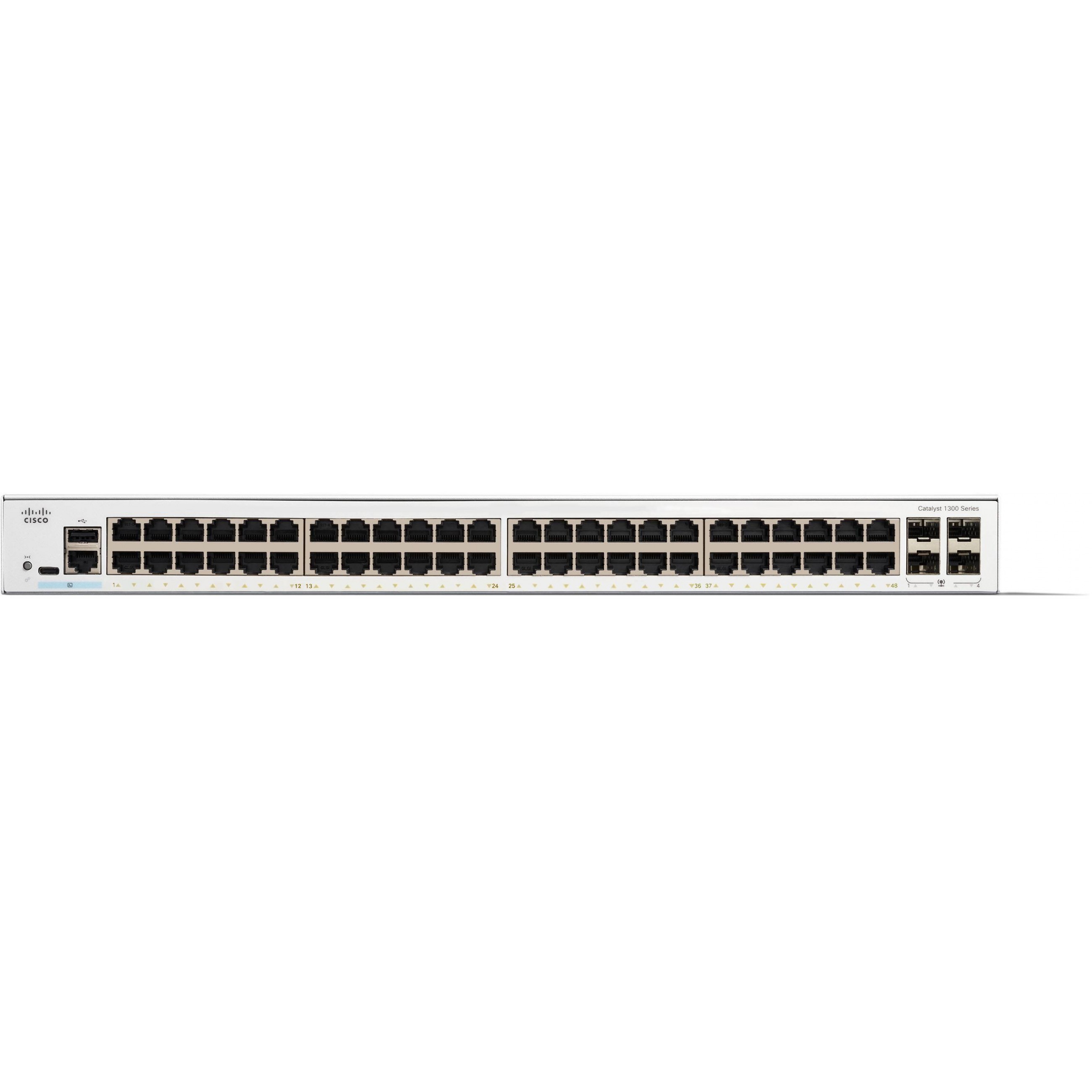 Managed Switch CISCO Catalyst 1300-48T-4G 48 Port GE 4x1GE SFP-1