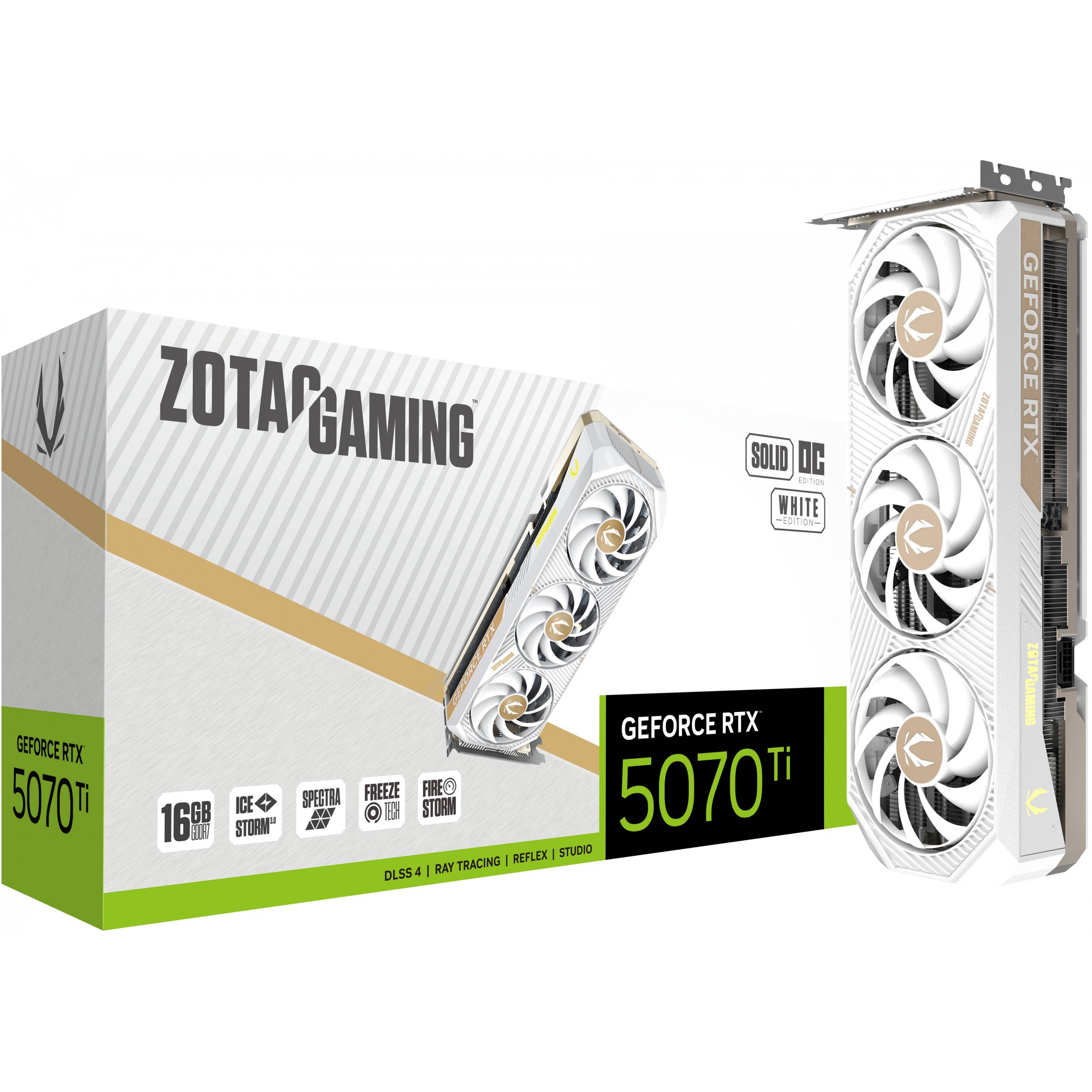 Grafička kartica ZOTAC GAMING GeForce RTX 5070 Ti SOLID CORE OC NVIDIA 16 GB GDDR7-7