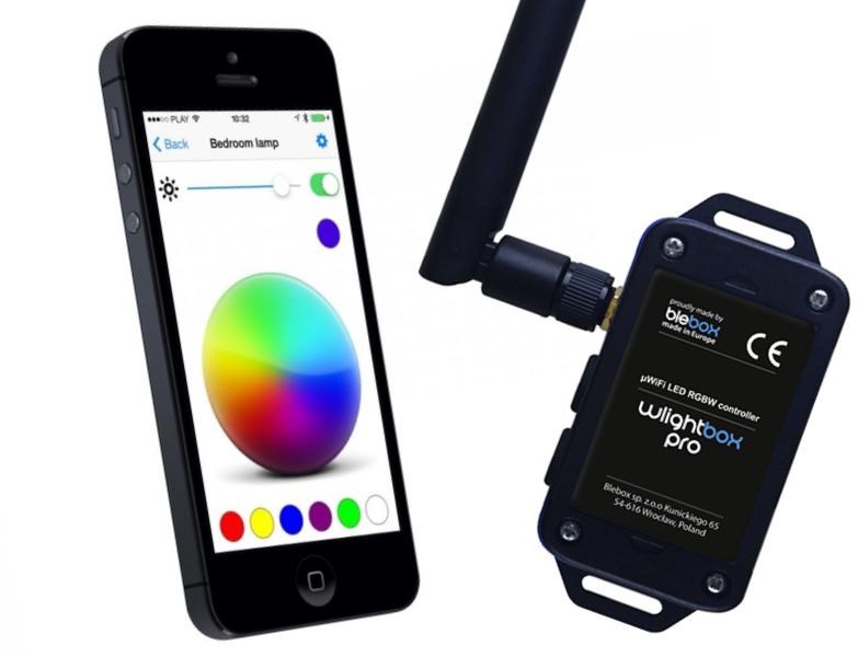 Pametni kontroler za LED rasvjetu BLEBOX wLightBox Pro (WiFi, RGBW, 12-24V, 16A)-0