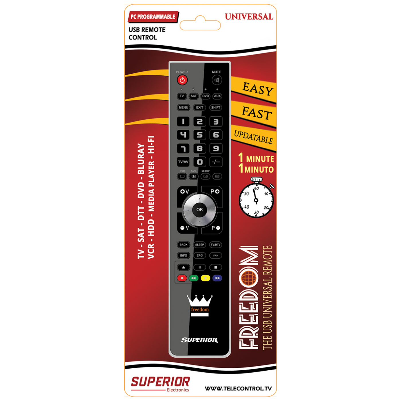 Programabilni daljinski upravljač SUPERIOR 11 FREEDOM-2
