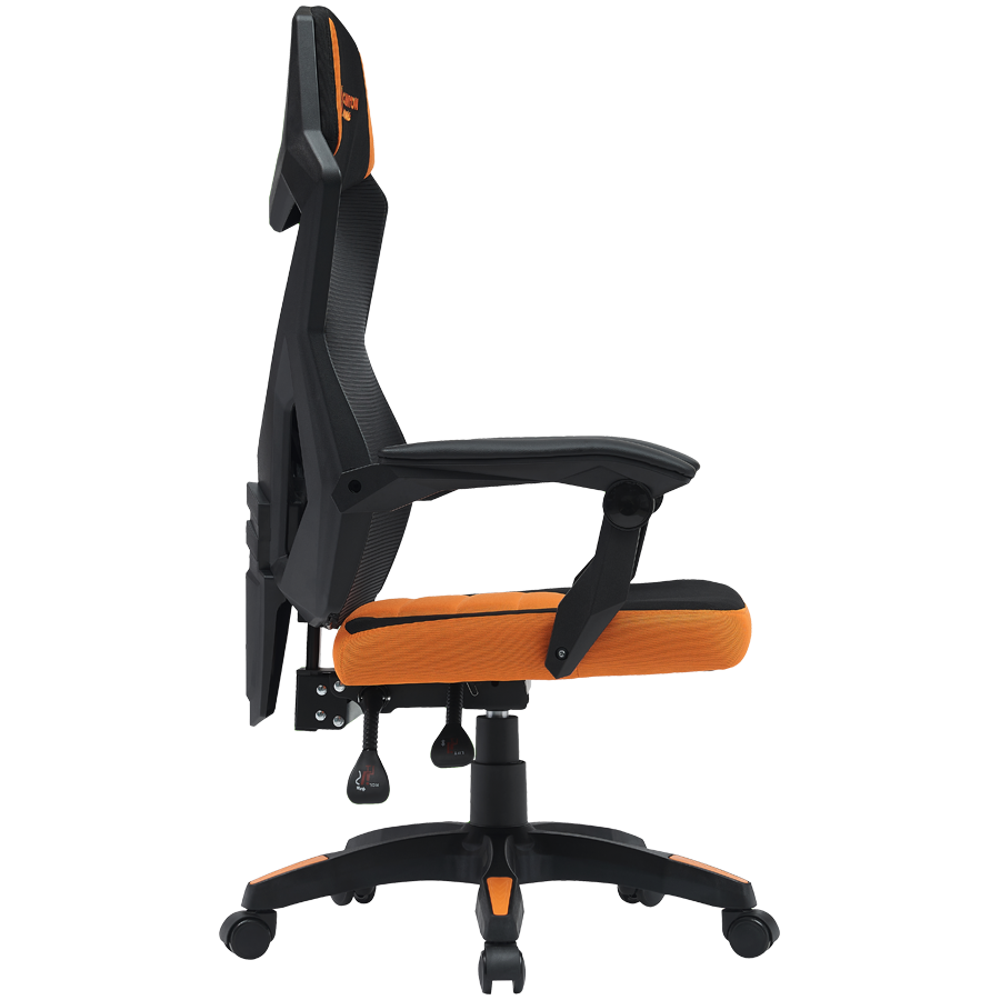 Gaming stolica CANYON CNE-MCH02 (Crna/Narančasta, Mesh materijal)-2