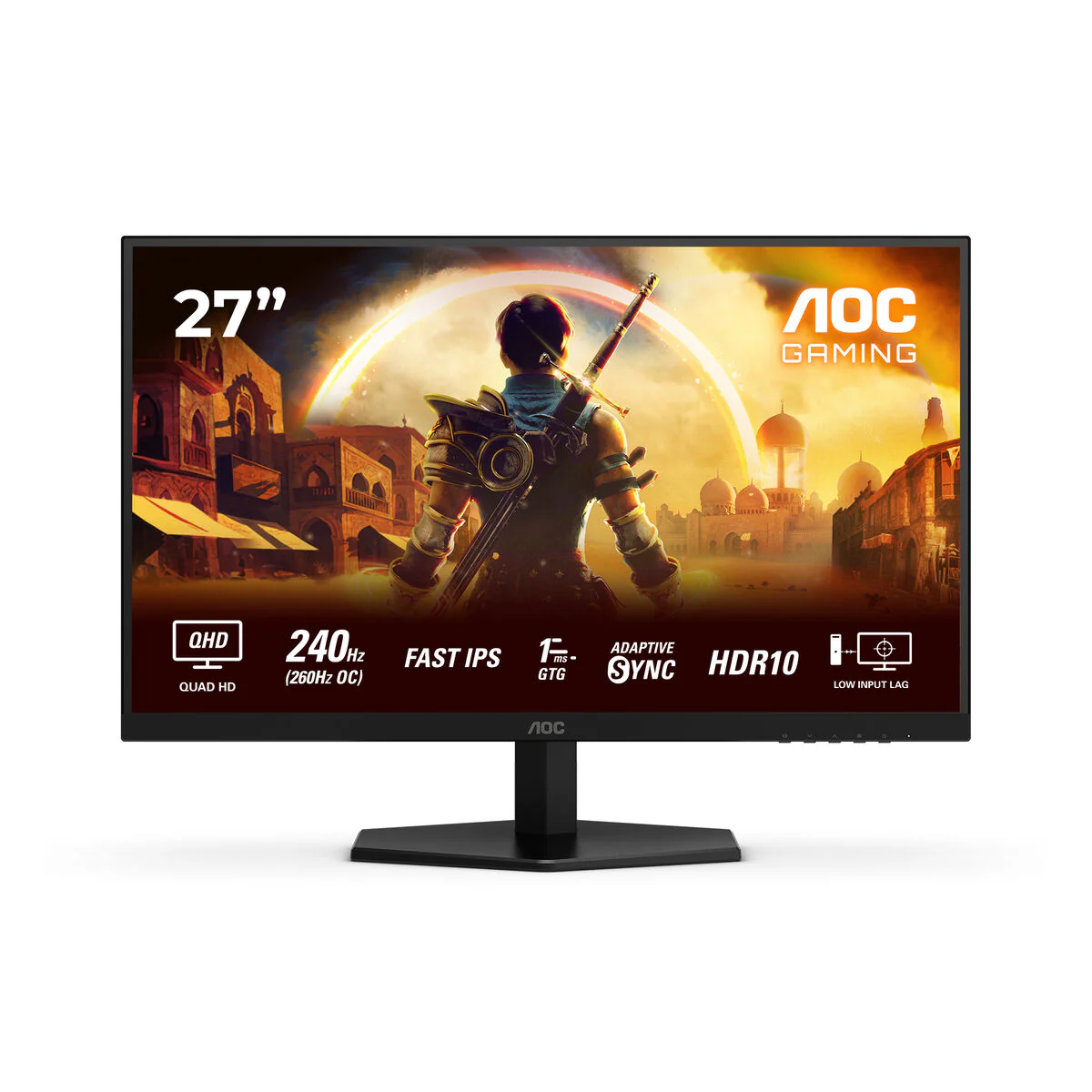 Gaming Monitor AOC Q27G42ZE (27" VA, QHD 2560x1440, 280Hz, 1ms, Adaptive-Sync, HDR10)-0