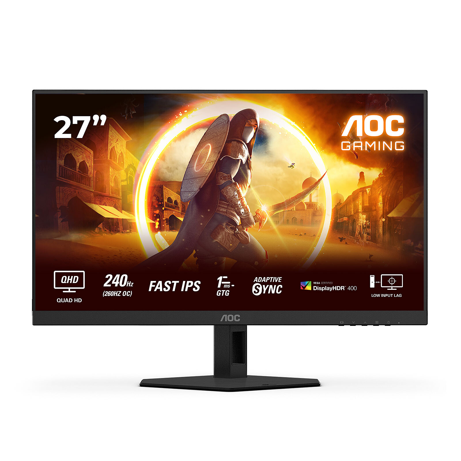Gaming monitor AOC Q27G4ZR (27", QHD, 240Hz, 0.5ms)-1