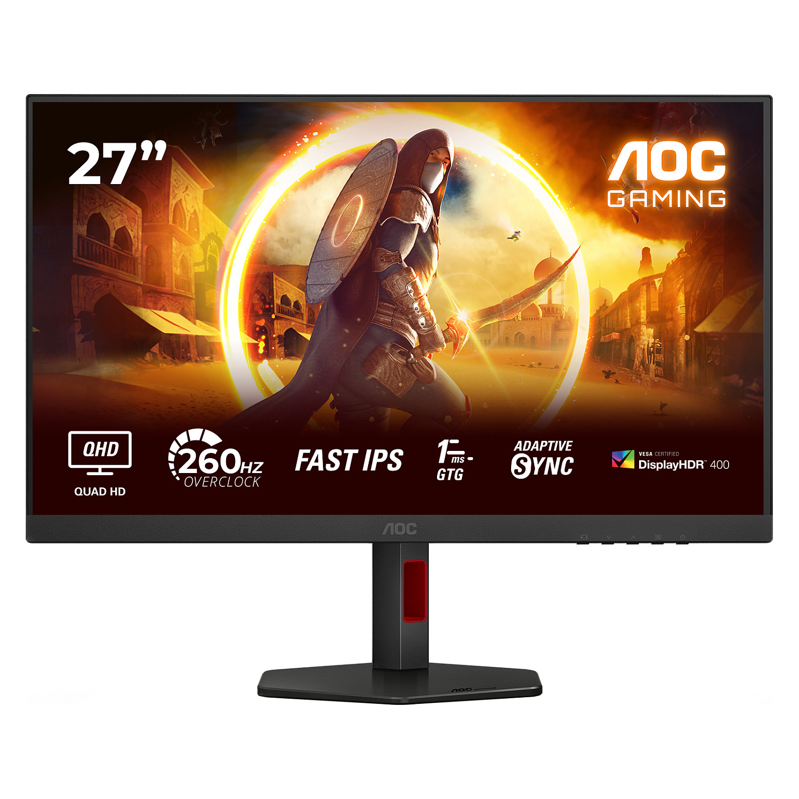 Gaming monitor AOC Q27G4ZR (27", QHD, 240Hz, 0.5ms)-3