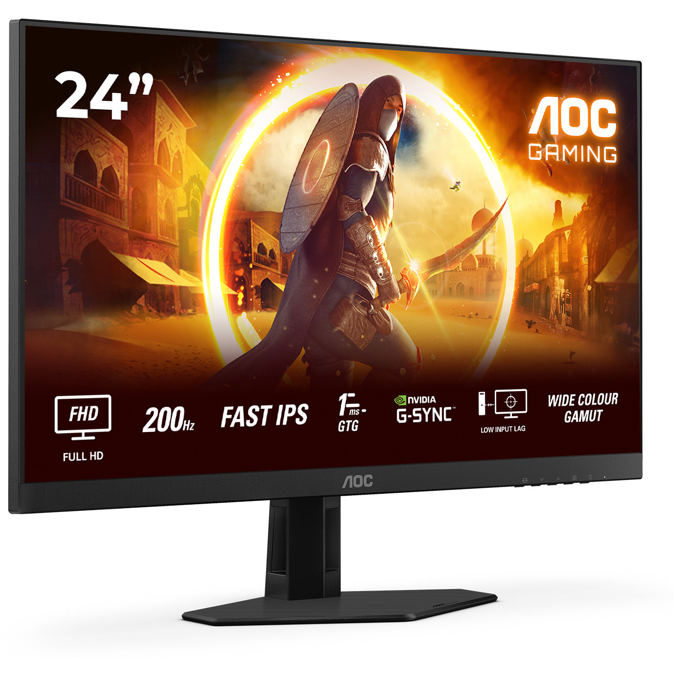 Monitor AOC 24G4HRE (24" Full HD, IPS, 1 ms, 144 Hz, FreeSync, HDR)-2