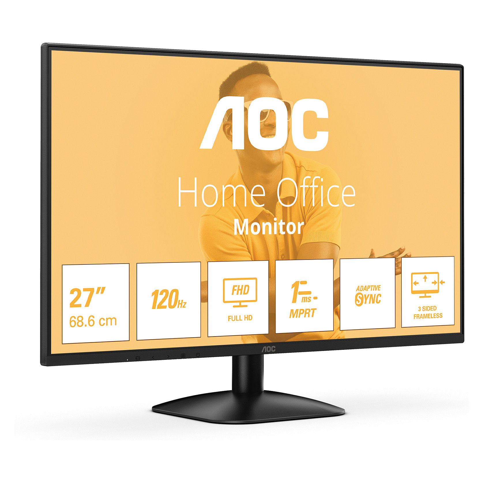 Monitor AOC 27B31H (27", IPS, VGA, HDMI, 120Hz)-2