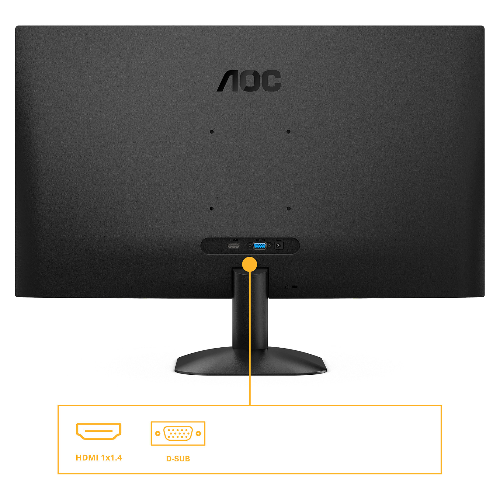Monitor AOC 27B31H (27", IPS, VGA, HDMI, 120Hz)-8