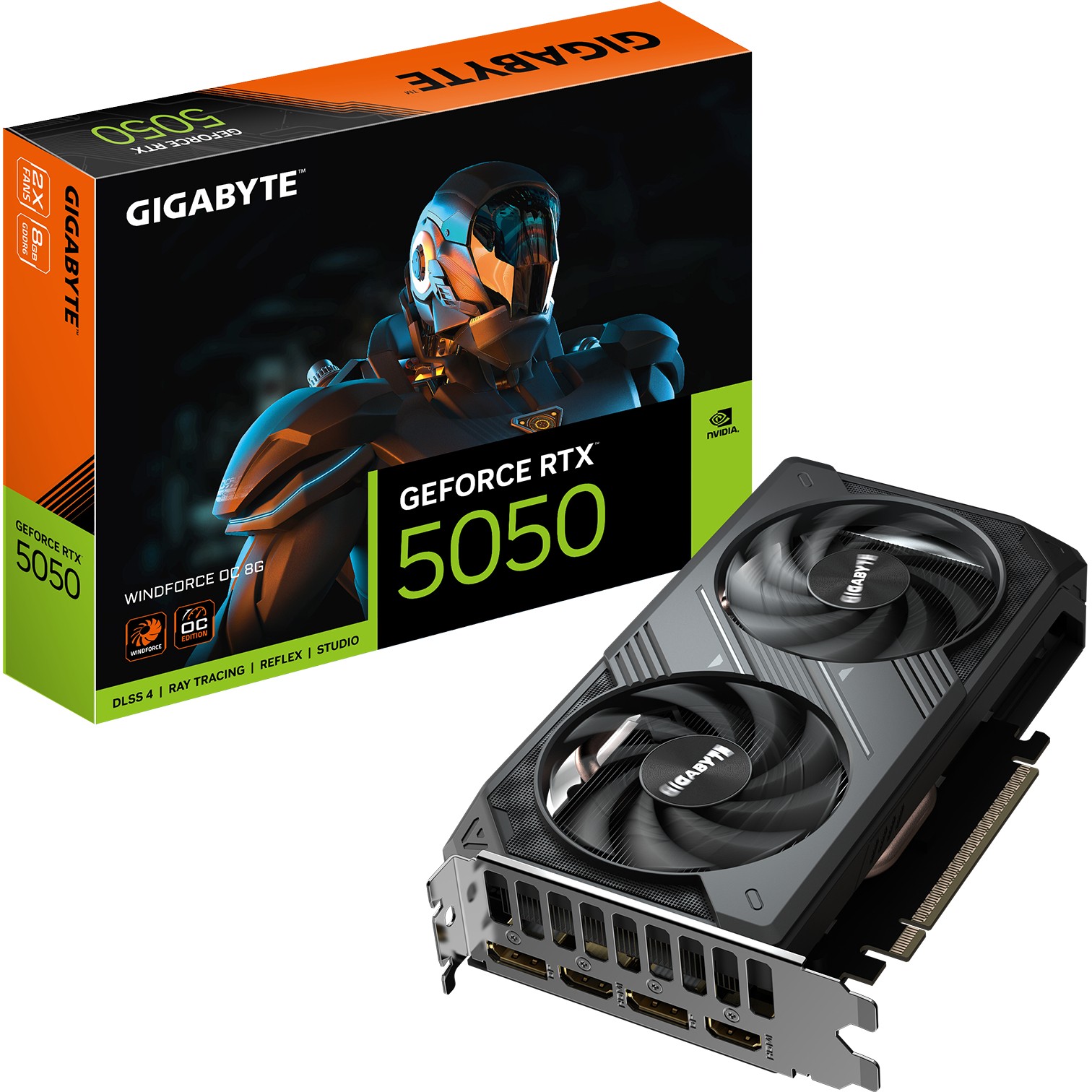 Grafička kartica GIGABYTE GeForce RTX 5050 WINDFORCE OC 8G (8GB GDDR6, 128bit, PCI-E 5.0, 2587MHz, 2 x DP, 2 x HDMI)-13
