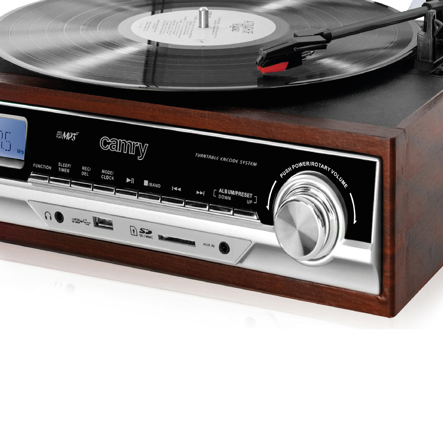 Gramofon CAMRY CR1168 Retro (Bluetooth, MP3, USB, SD, snimanje)-1