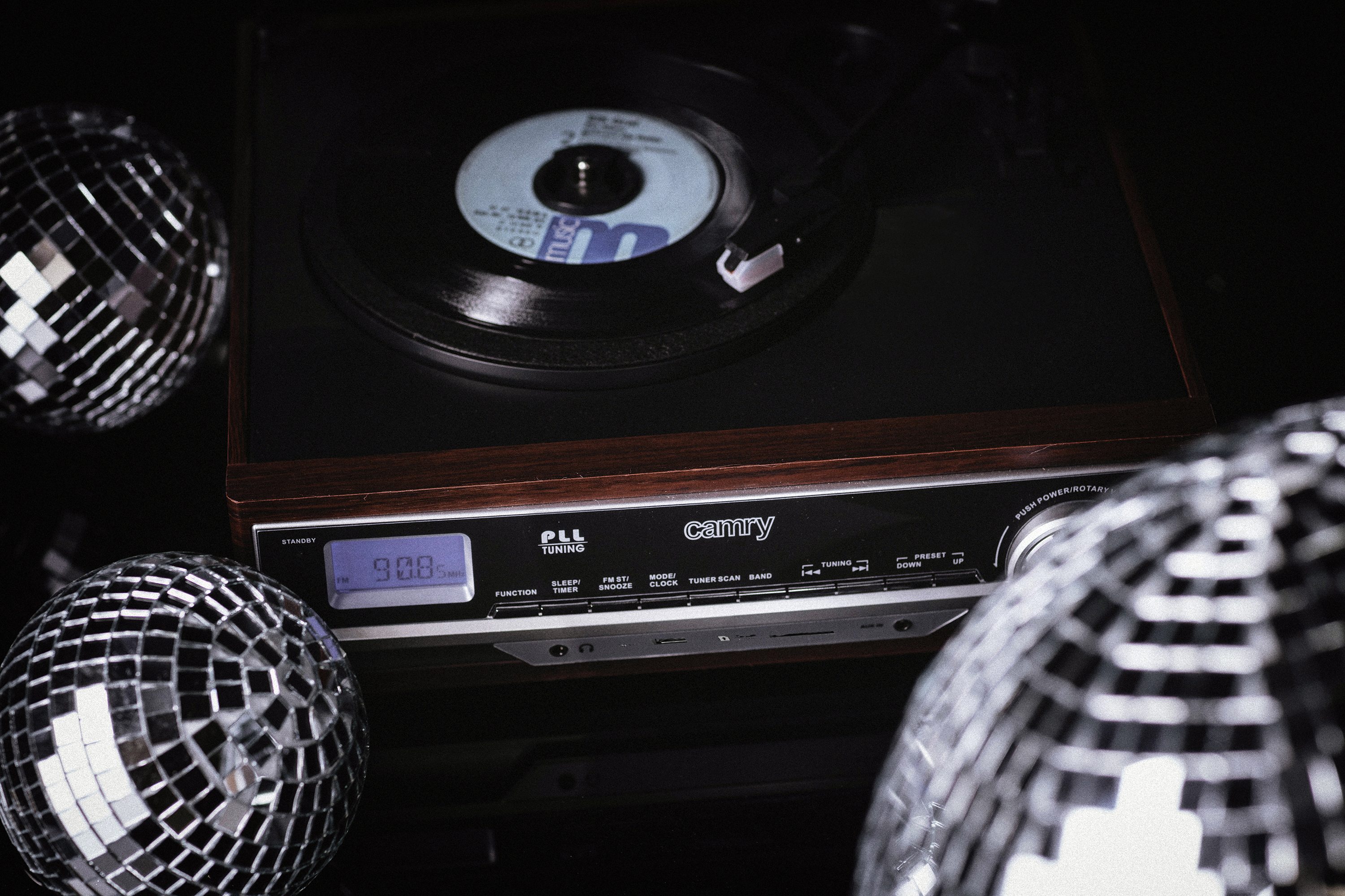 Gramofon CAMRY CR1168 Retro (Bluetooth, MP3, USB, SD, snimanje)-5