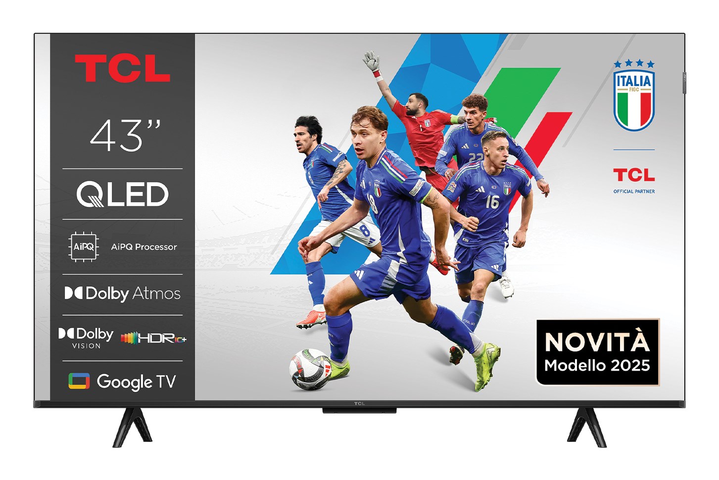 TV TCL QLED 43P79K Google TV (109 cm, 4K UHD, HDR10+, Dolby Atmos, Smart TV)-3