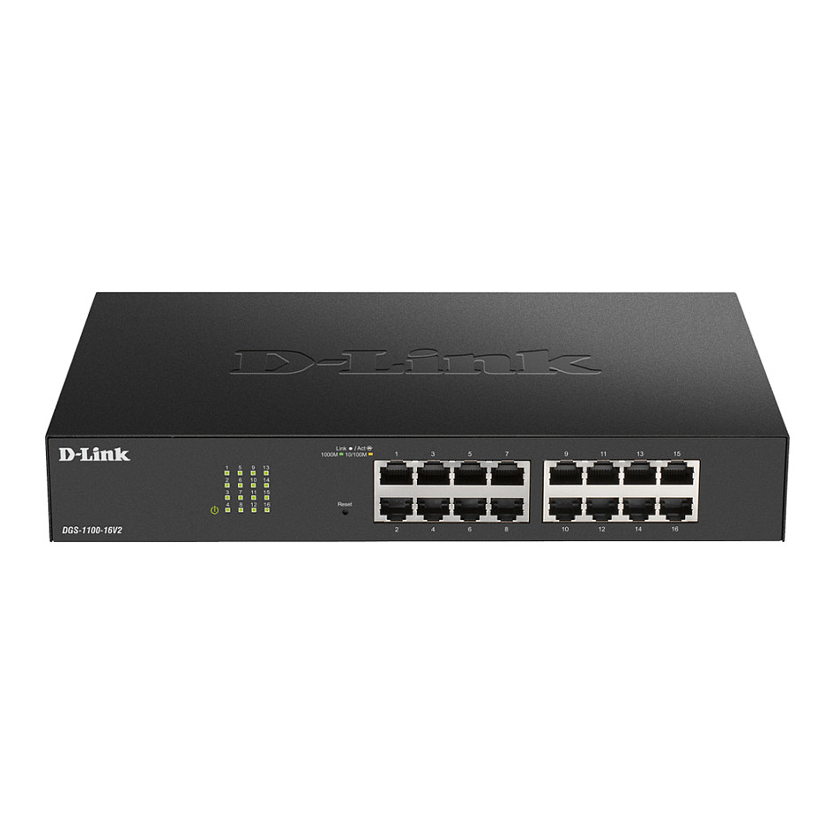 Switch D-LINK DGS-1100-16V2 (Managed L2, Gigabit Ethernet, 10/100/1000)-3