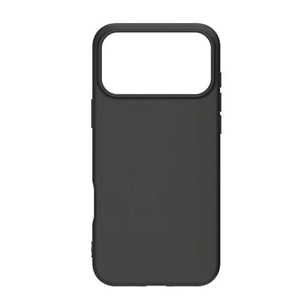 Maska za telefon MAX MOBILE MM TPU IPHONE 17 PRO - SILICONE MIKRO BLACK (Visokokvalitetni TPU silikon, Otporna na udarce, Zaštita od ogrebotina)-0