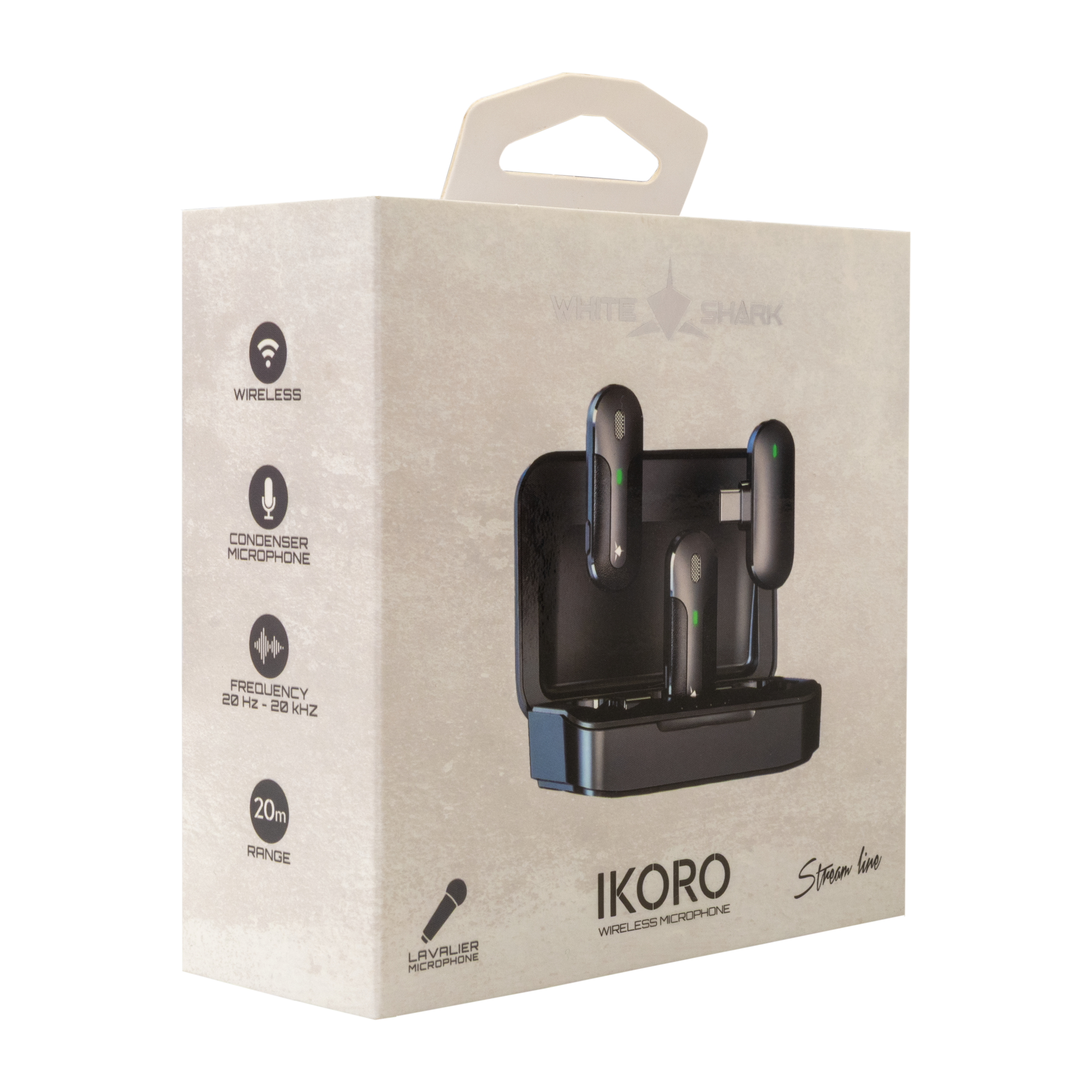 Mikrofon bez žica WHITE SHARK bežični LAVALIER MICROPHONE DSM-05 IKORO-8