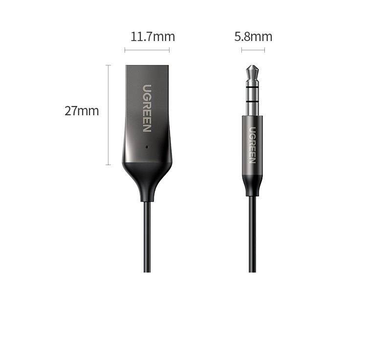 Audio receiver UGREEN CM309 (Bluetooth 5.0, USB, AUX)-1