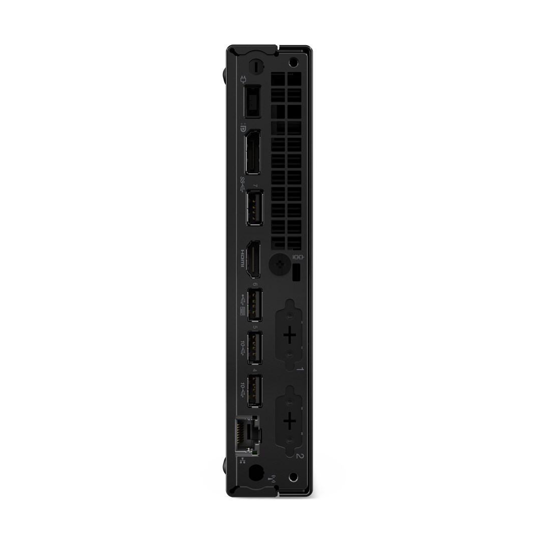 Mini računalo LENOVO ThinkCentre M70q Gen 5 (i3-14100t, 8gb ddr5, 256gb ssd, win 11 pro, crno)-0