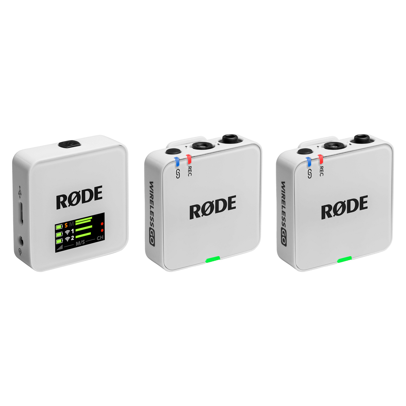 Bežični mikrofonski sustav RODE Wireless GO III (32-bit float, 2 predajnika, Bijeli)