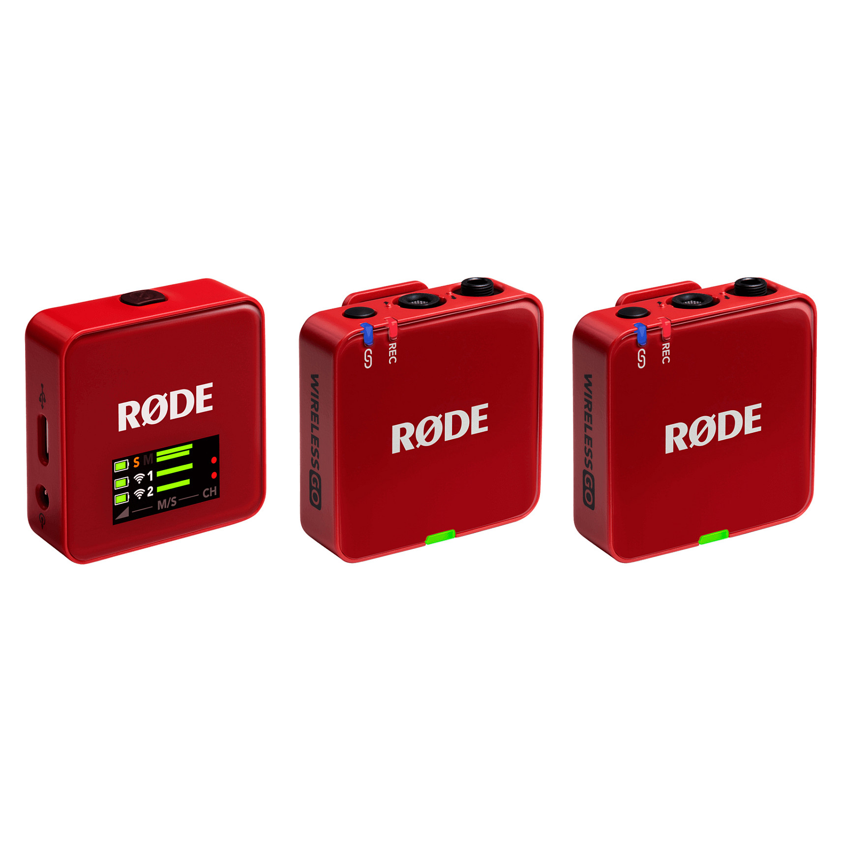 Bežični mikrofonski sustav RODE Wireless GO II Red