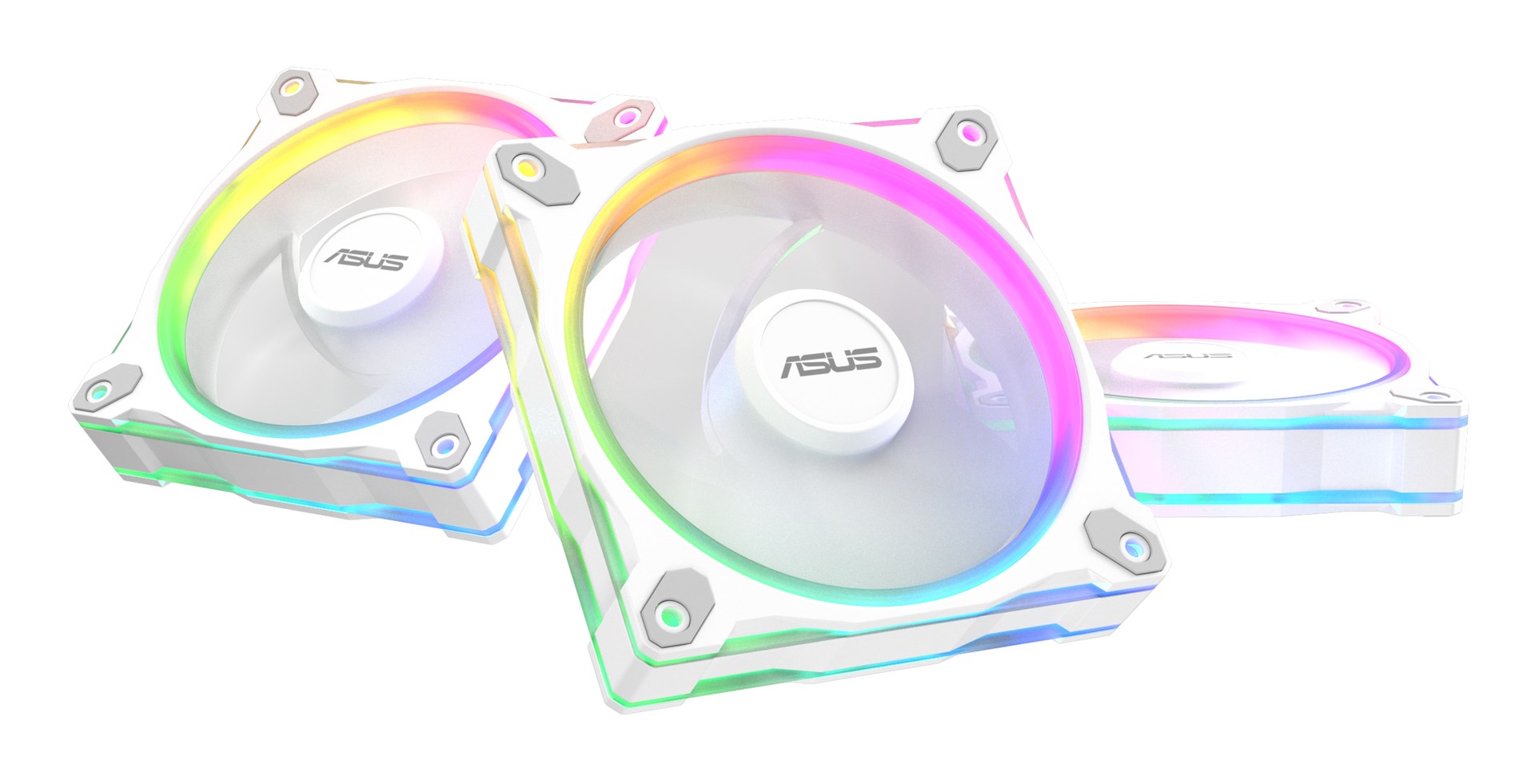 Računalni ventilator ASUS Prime MR120 Fan ARGB Reverse White 3in1 (12 cm, 3 komada, ARGB)-0