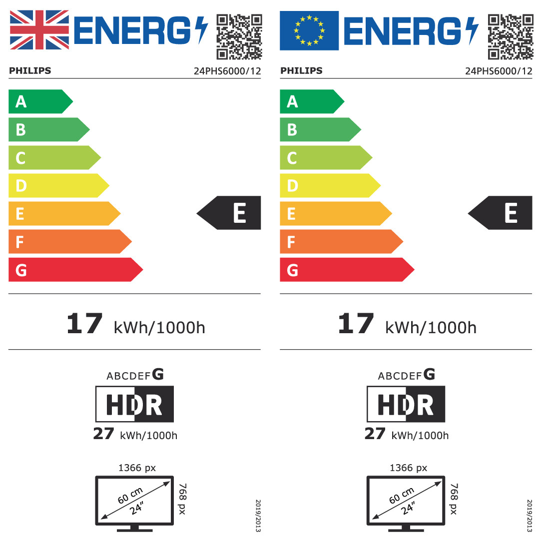 TV PHILIPS 24PHS6000/12 (24", HD, LED, Smart TV, HDR10, DVB-T/T2/T2-HD/C/S/S2)-1
