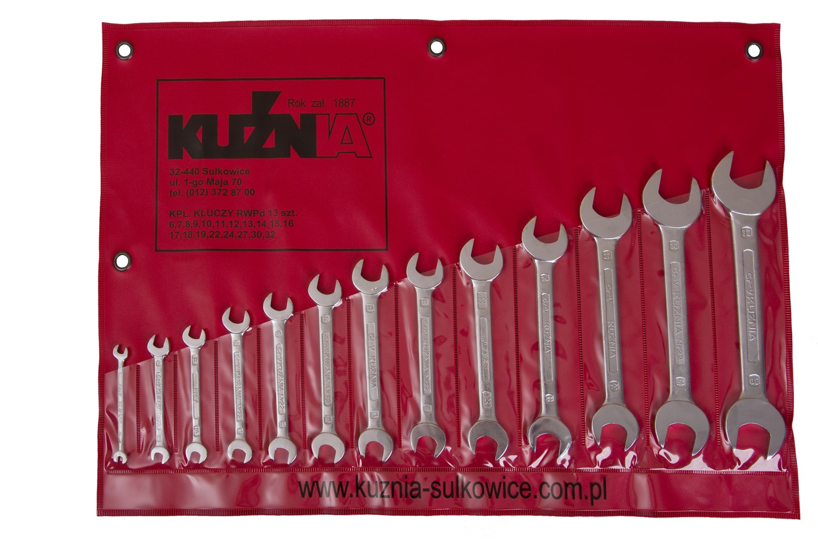 Set viličasto-okastih ključeva KENO ENERGY 13 komada (6-32 mm, CrV čelik, torbica)-0