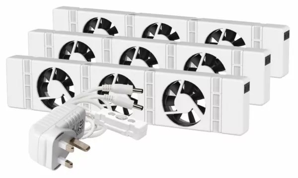 Ventilator SPEED COMFORT Trio Set White Fan-0