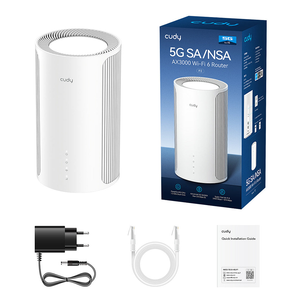 Router CUDY P2 5G z Wi-Fi 6 AX3000 4×4 MIMO-3