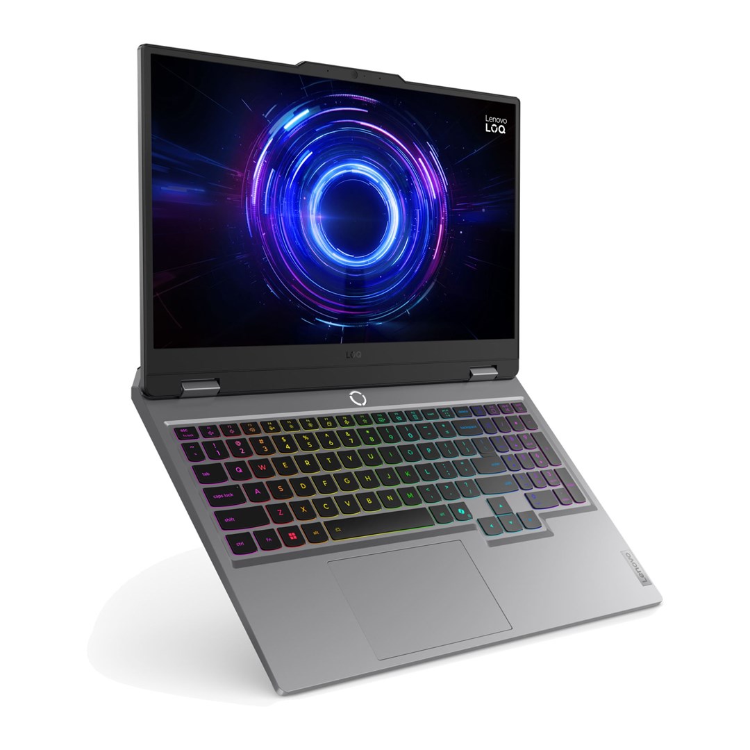 Laptop LENOVO LOQ 15IRX10 (i5-13450HX, 15.6" FHD IPS 300nits Anti-glare, 144Hz, 16GB DDR5, SSD1TB, GeForce RTX 5050 8GB, 60Wh, NoOS, Luna Grey) – internacionalna non HR tipkovnica-4