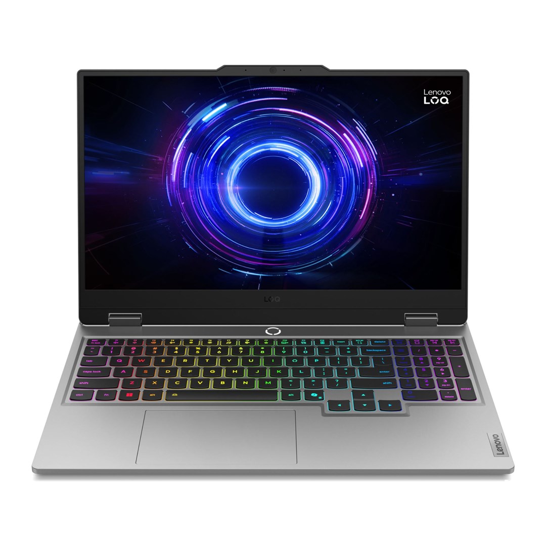 Laptop LENOVO LOQ 15IRX10 (i5-13450HX, 15.6" FHD IPS 300nits Anti-glare, 144Hz, 16GB DDR5, SSD1TB, GeForce RTX 5050 8GB, 60Wh, NoOS, Luna Grey) – internacionalna non HR tipkovnica