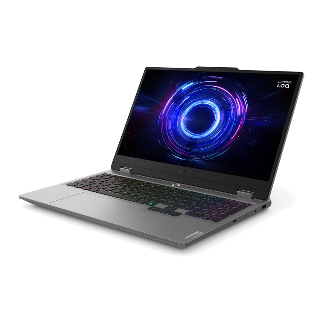 Laptop LENOVO LOQ 15IRX10 (i5-13450HX, 15.6" FHD IPS 300nits Anti-glare, 144Hz, 16GB DDR5, SSD1TB, GeForce RTX 5050 8GB, 60Wh, NoOS, Luna Grey) – internacionalna non HR tipkovnica-1