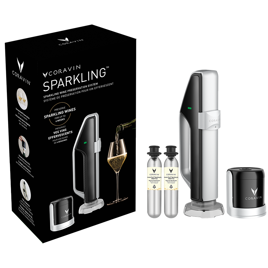 Sustav za očuvanje pjenušavih vina CORAVIN Sparkling (Crno/Srebrni)-11