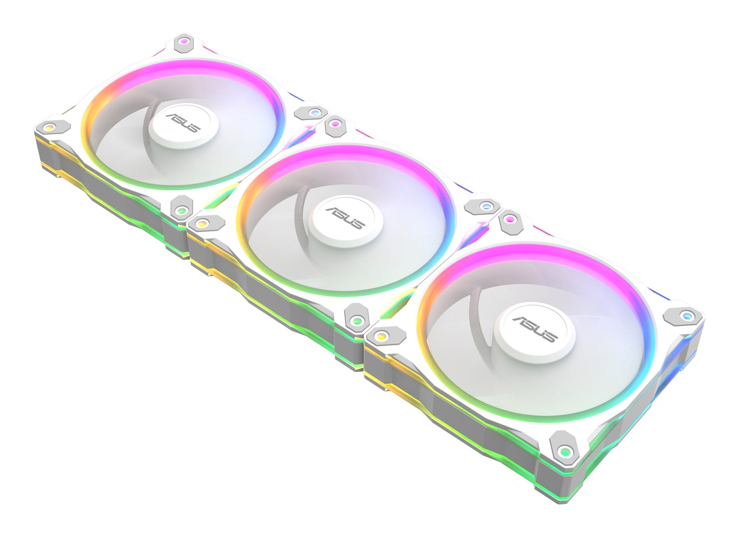 Računalni ventilator ASUS Prime MR120 Fan ARGB White 3in1 (12 cm, ARGB, bijeli)-1