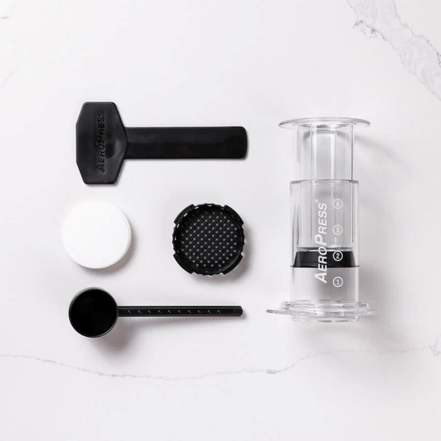 AeroPress Clear Coffee maker (ručna, za 1-3 šalice, brzo kuhanje)-1
