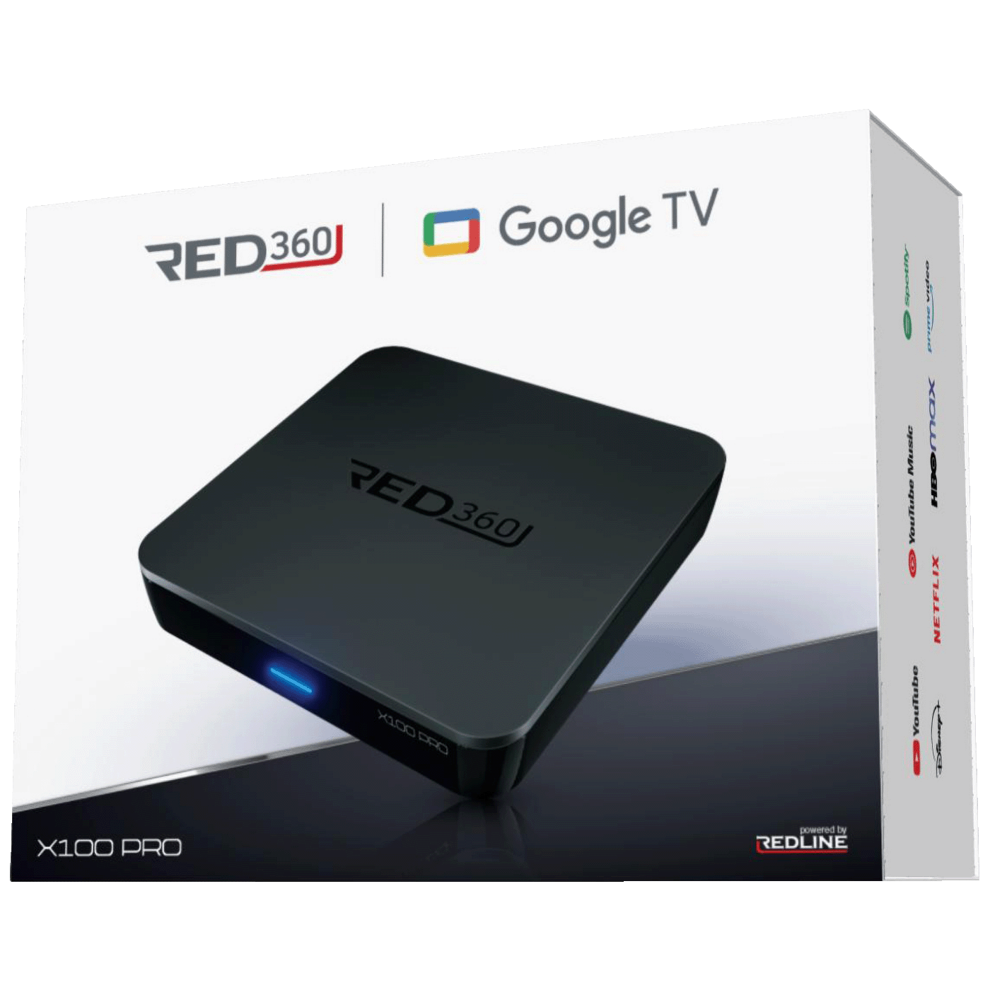 REDLINE Prijemnik Google TV, 4K, 2GB / 16 GB, WiFi, Bluetooth, LAN - RED360 X100 PRO-5