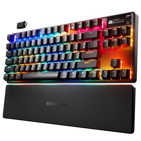 Tipkovnica STEELSERIES APEX PRO TKL bežični GEN 3 Gaming USB + RF bežični + Bluetooth US English Crna-0