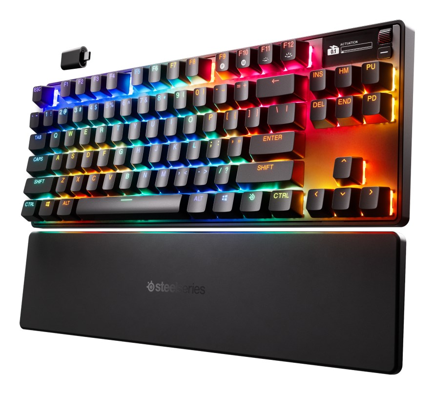 Tipkovnica STEELSERIES APEX PRO TKL bežični GEN 3 Gaming USB + RF bežični + Bluetooth US English Crna-0