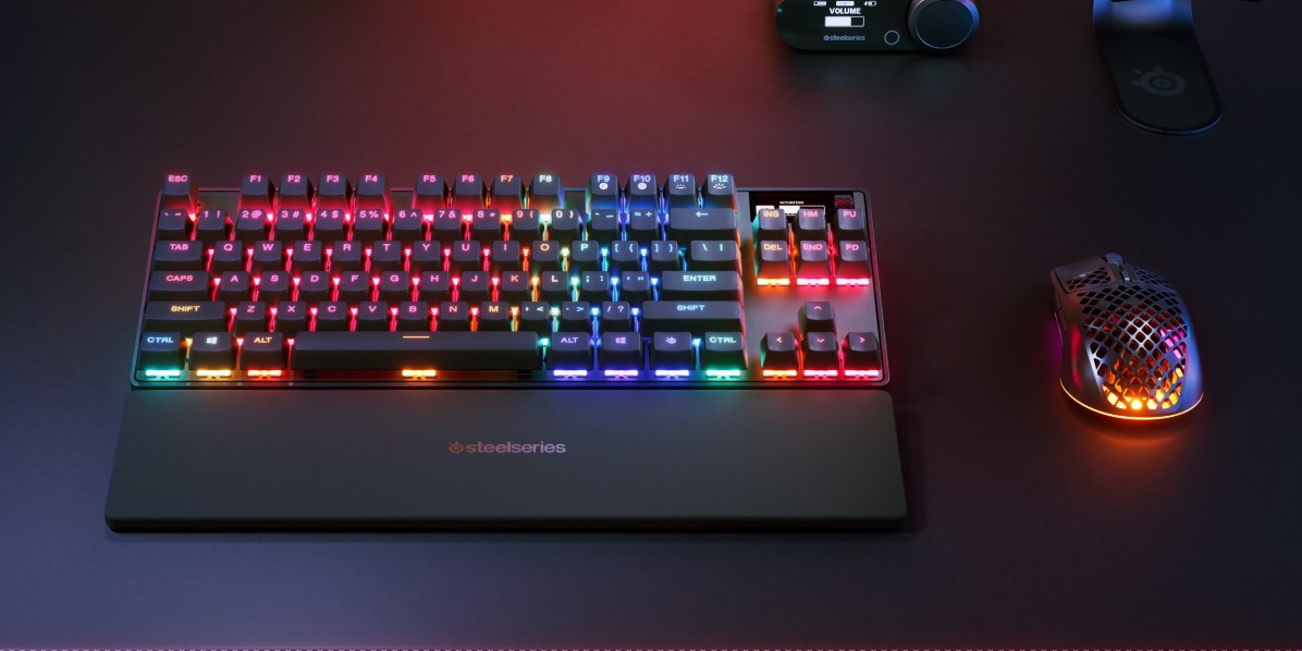 Tipkovnica STEELSERIES APEX PRO TKL bežični GEN 3 Gaming USB + RF bežični + Bluetooth US English Crna-3