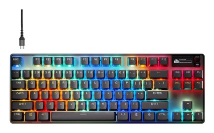 Tipkovnica STEELSERIES APEX PRO TKL bežični GEN 3 Gaming USB + RF bežični + Bluetooth US English Crna-1