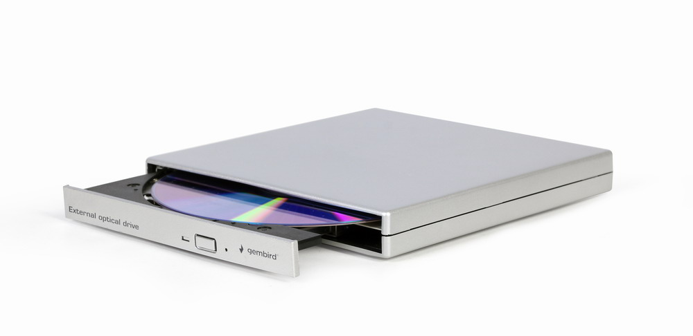 DVD DRIVE GEMBIRD EXTERNAL USB 2.0 SILVER
