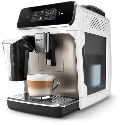Philips Coffee maker | EP2333/40 | Pump pressure 15 bar | Built-in milk frother | Fully Automatic | 1500 W | White-0
