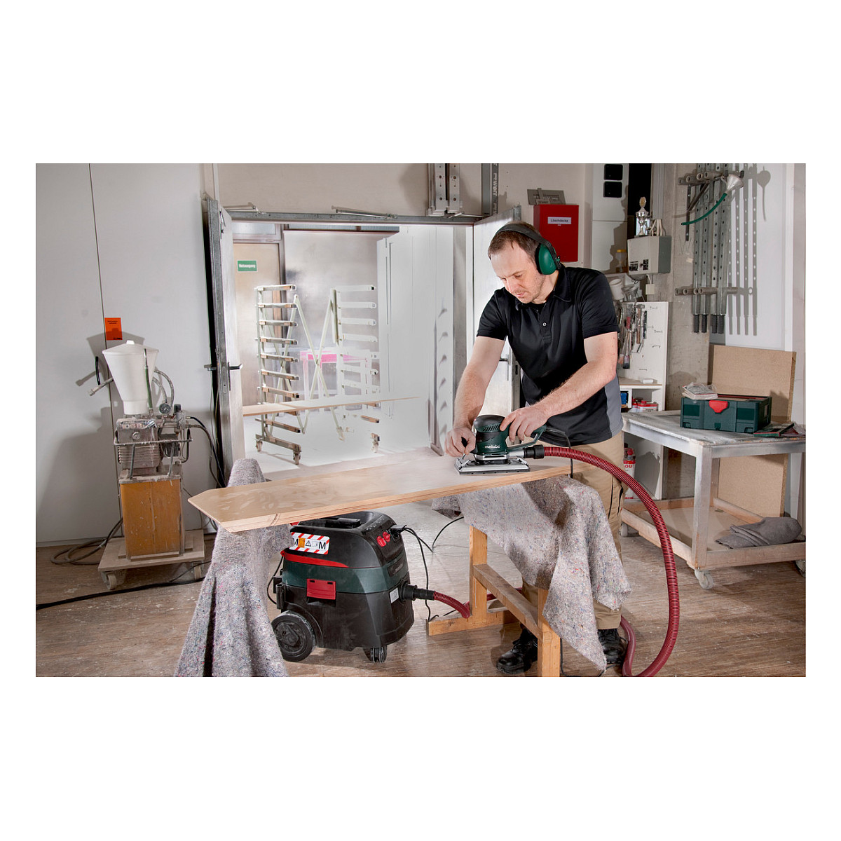 Ekscentrična brusilica METABO SRE 4351 TurboTec (350W, 22000 o/min, 114x227mm)-2
