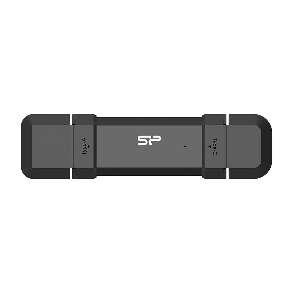 USB flash drive SILICON POWER DS72 250 GB USB Type-A / USB Type-C 3.2 Gen 2 crna boja