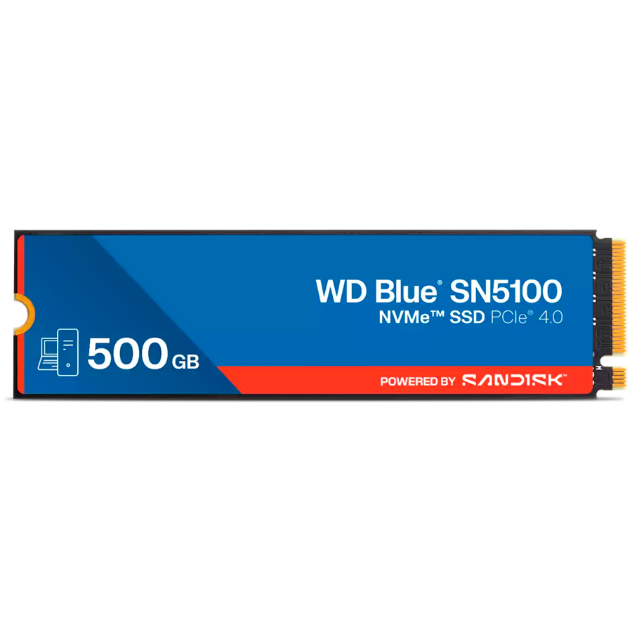 SSD WESTERN DIGITAL SanDisk 500GB WD Blue® SN5100 NVMe™-3