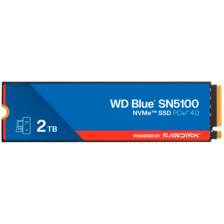SSD WESTERN DIGITAL SanDisk 2TB WD Blue® SN5100 NVMe™-5