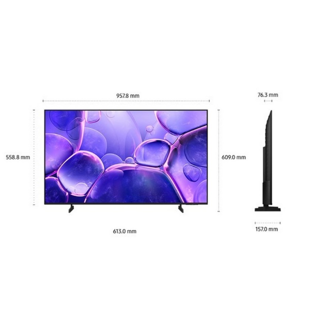 TV SAMSUNG UE43U8092FUXXH Tizen™ 43" (109 cm, 4K Ultra HD, HDR, Smart TV, DVB-T2/C/S2, crni)-2