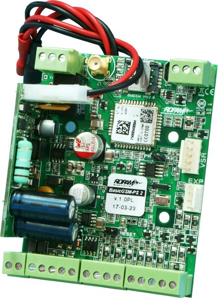 GSM/GPRS modul ROPAM BasicGSM-PS 2 (8 ulaza, 4 izlaza, 2x SMA, integrirano napajanje)-0