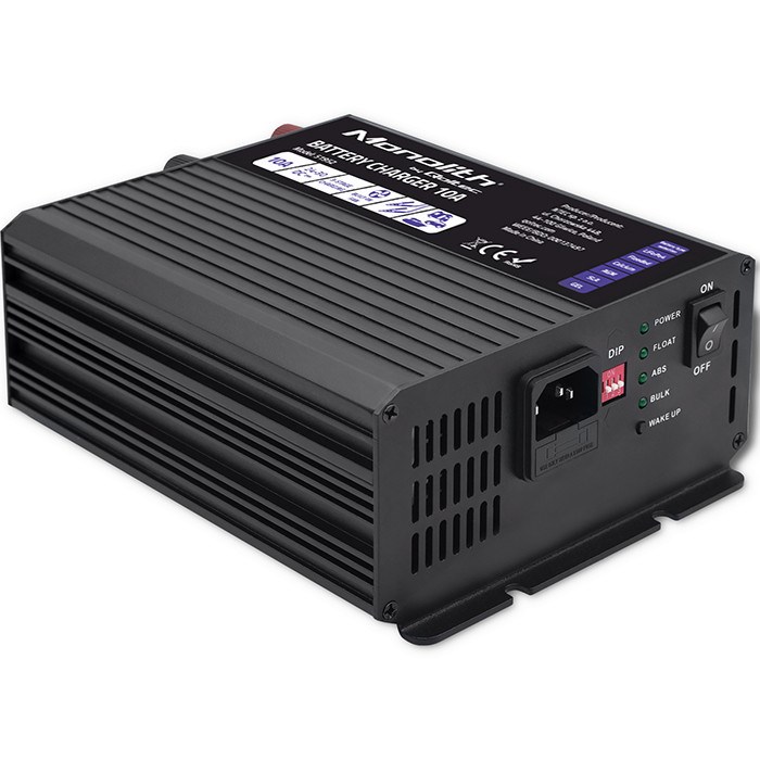 Punjač akumulatora QOLTEC Smart Monolith (10A, 24V, za LiFePO4/AGM/GEL/SLA)-9