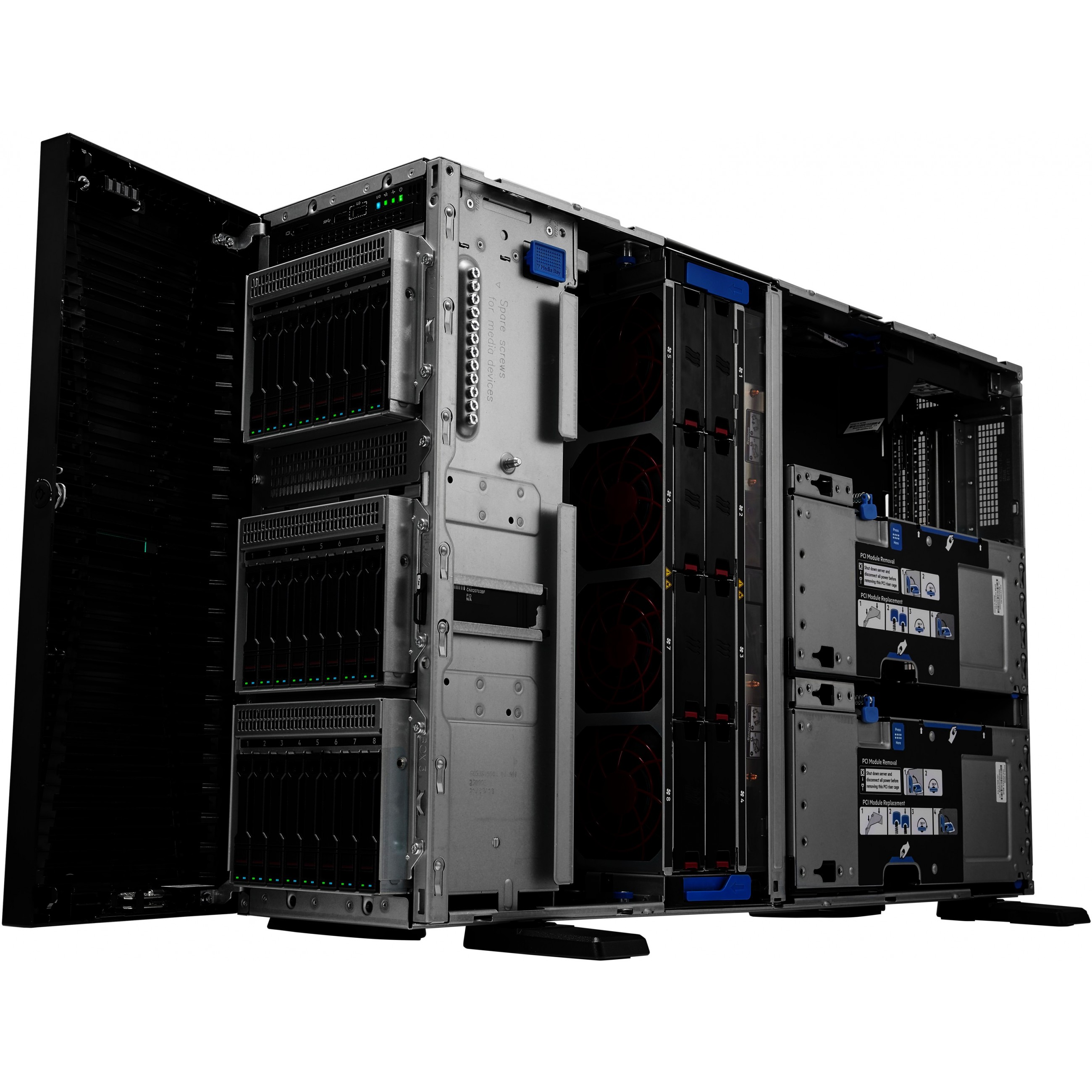Server HPE ML350 G11 (intel xeon-s 4509y, 8-core, 2.60ghz, 64gb ddr5-5600, 2 x 480gb ssd, broadcom mr408i-o, bcm5719 ethernet 1gb)-4